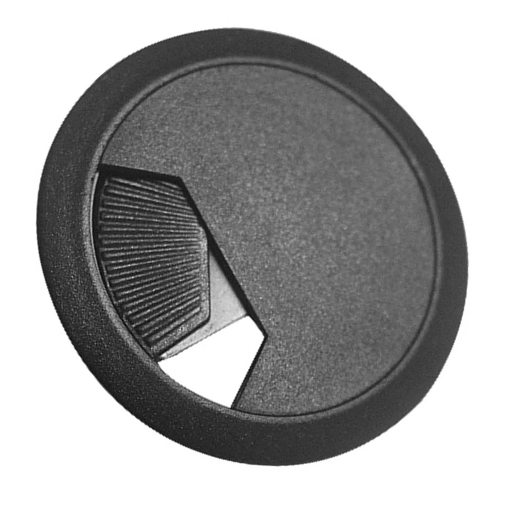 ABIDE 10pcs Desk Cord Grommet ABS Computer Cable Hole Movable Round