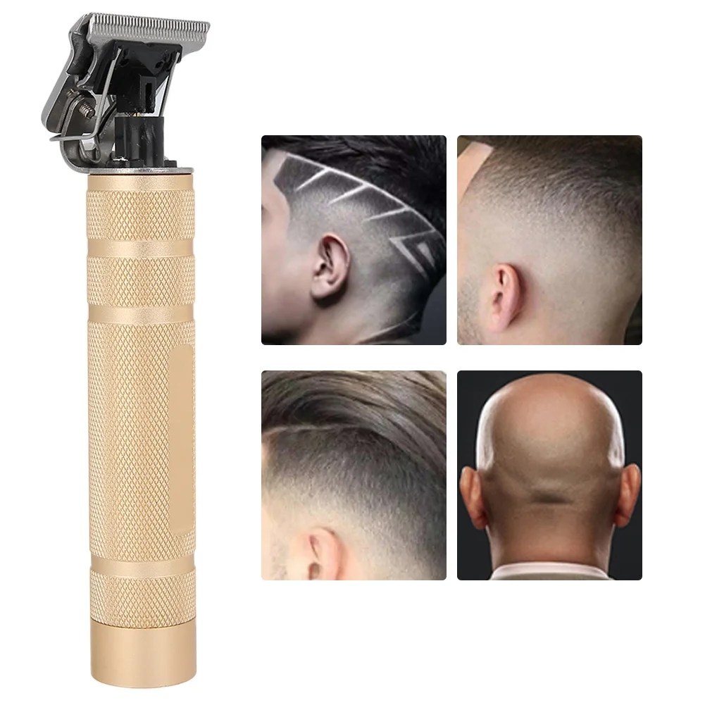 Professional Cordless Outliner Hair Trimmer, 0mm Baldheaded Hair