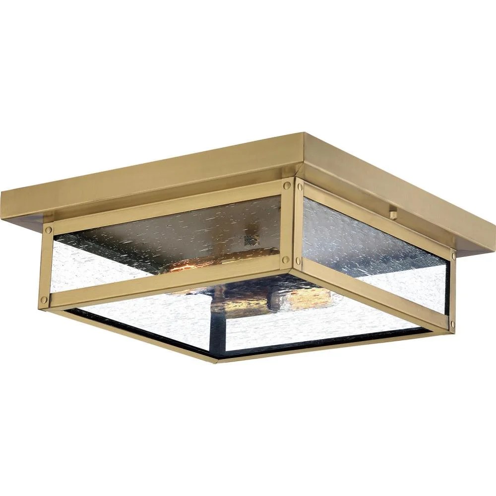 Quoizel WVR1612A Westover Modern Industrial 2Light Outdoor Flush Mount
