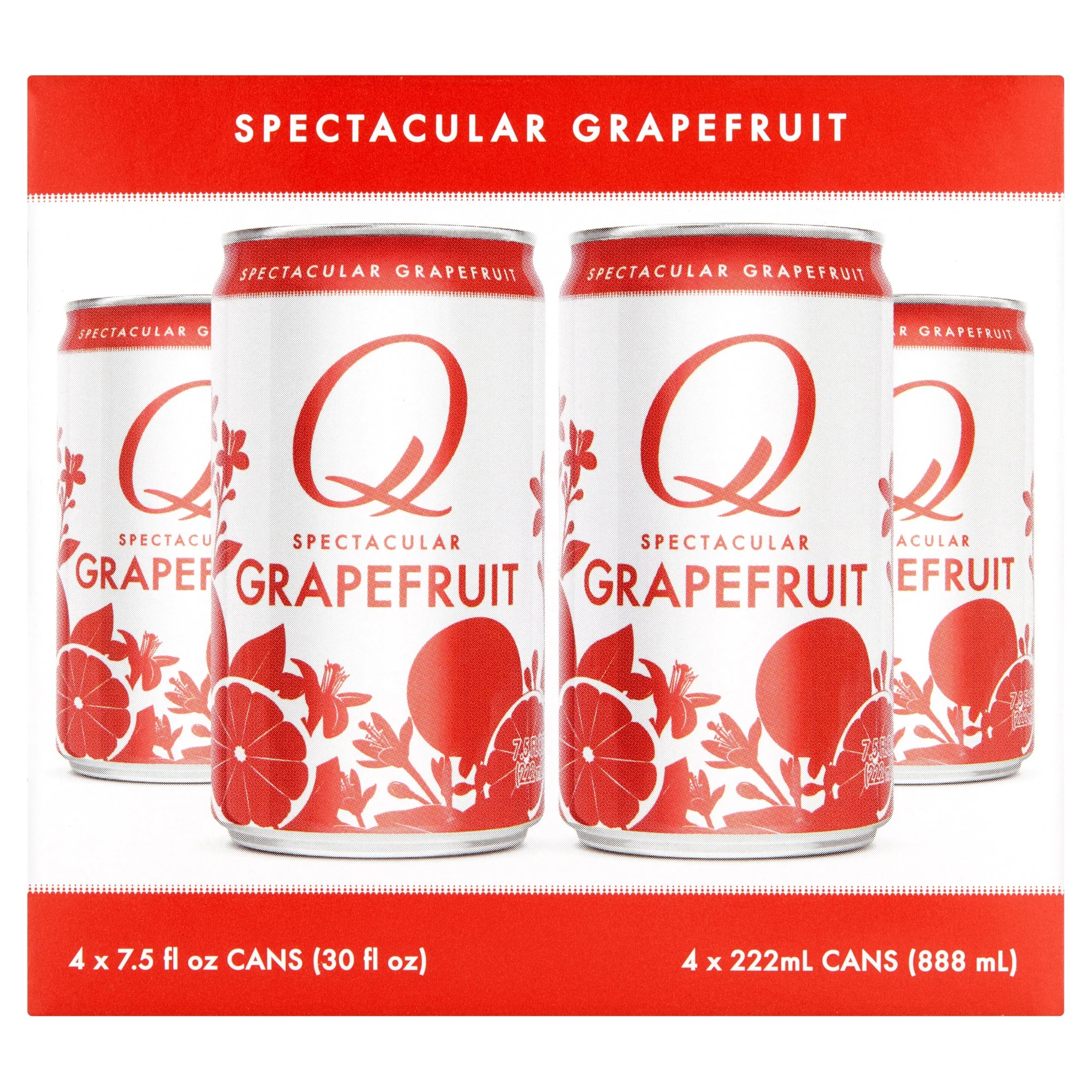 Q Tonic Soda Grapefruit 4Pk,30 Fo (Pack Of 6)