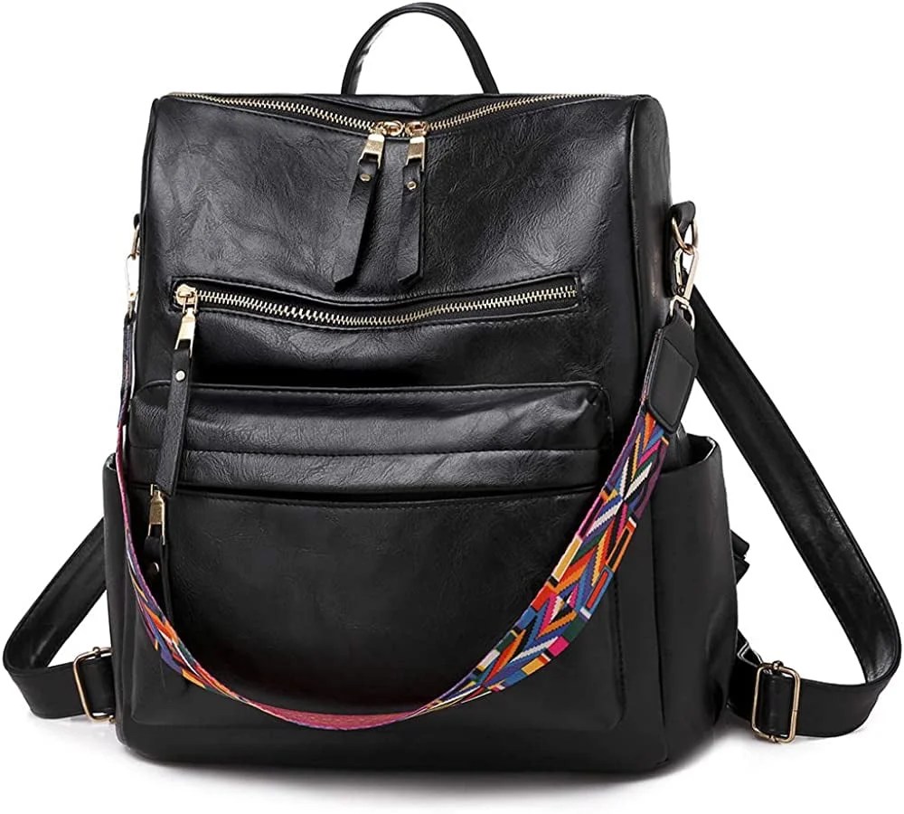 UUGEE Womens Backpack Purse for Adults Fashion PU Leather Travel