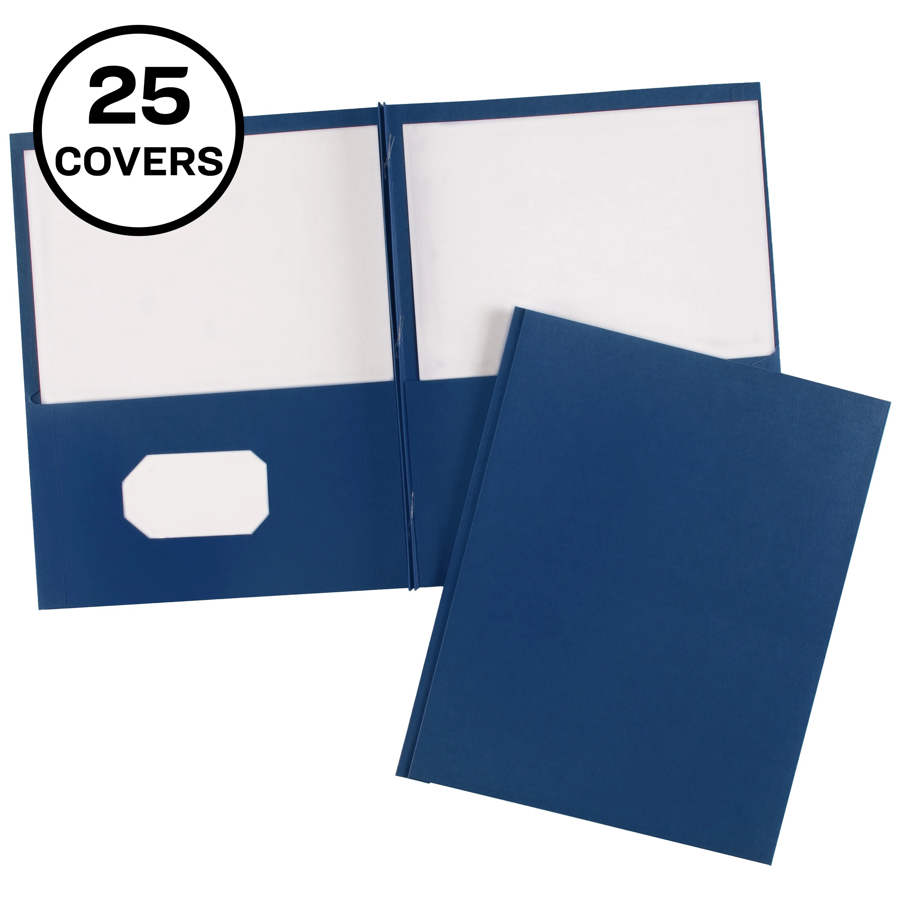 Avery Two Pocket Folders with 3 Prong Fasteners, Holds 70 Sheets, 25