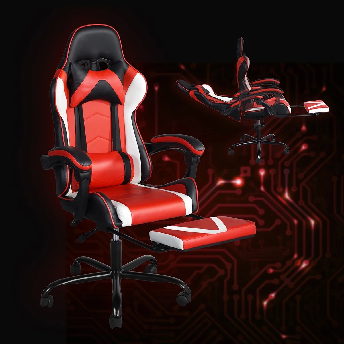 Homy Casa Gaming Office Chair Game Racing Ergonomic Backrest and Seat