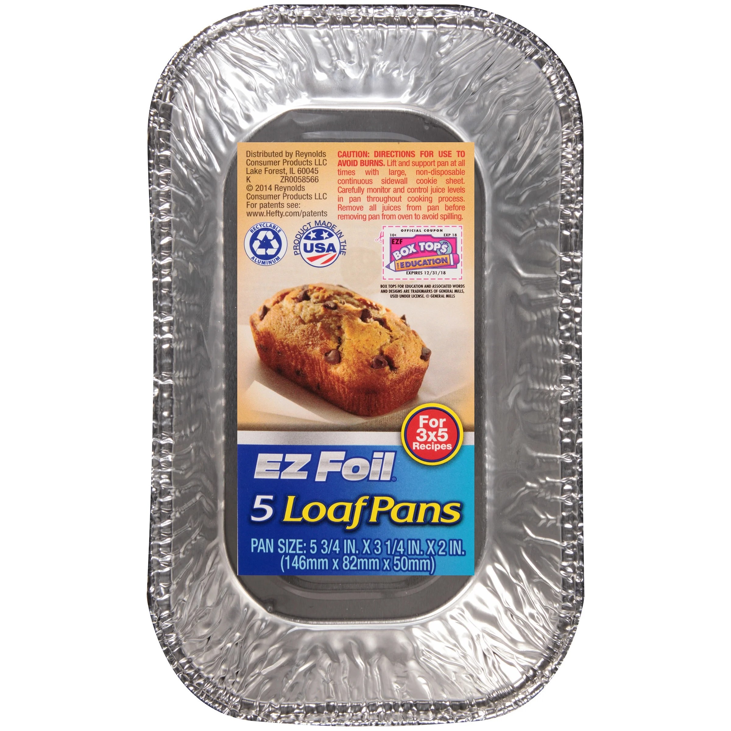 EZ Foil/Reynolds 5Pack Foil Loaf Pan