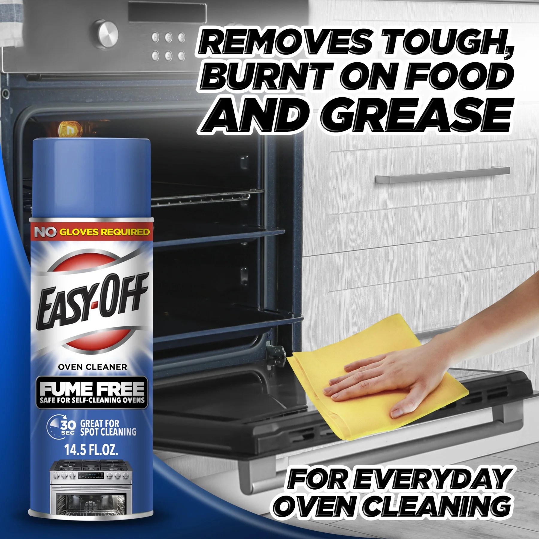 Buy EASYOFF Fume Free Oven Cleaner Spray, Lemon 14.5 oz, Removes