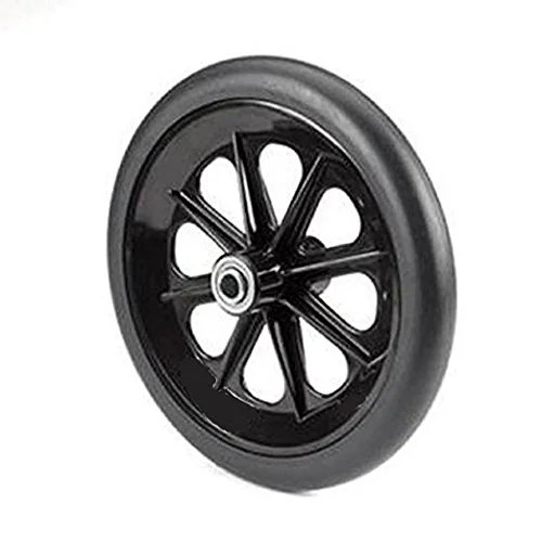 Healthline 8 inch by 1 inch Replacement Wheels for Wheelchairs
