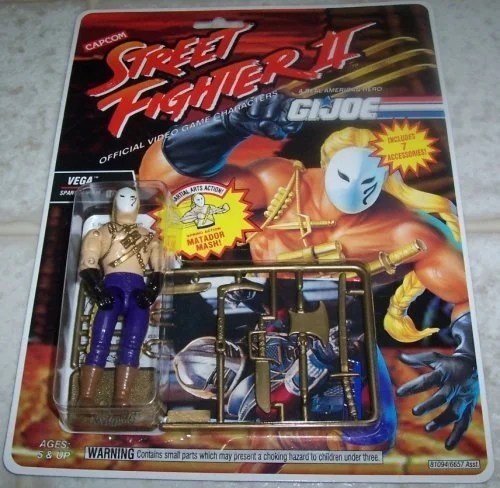 G.I. Joe Street Fighter II Vega Spanish Ninja 3 3/4" Action Figure