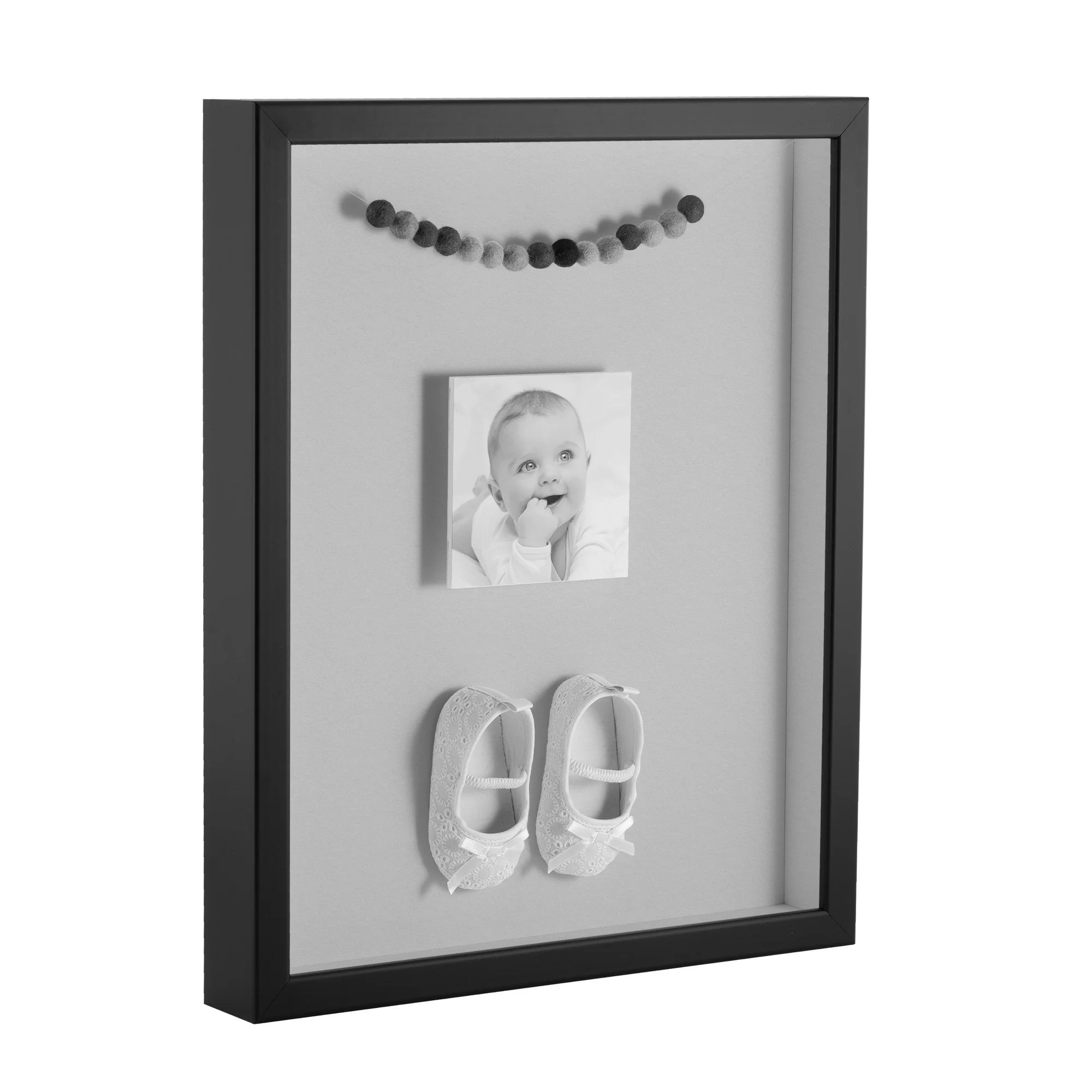 ArtToFrames 16x24 Inch Shadow Box Picture Frame, with a Satin Black