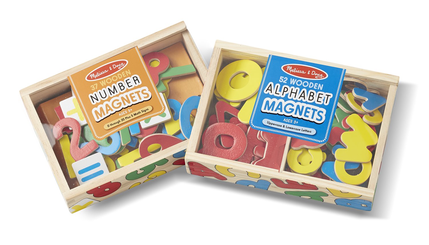Melissa & Doug Deluxe Letters and Numbers Set With 89 Wooden