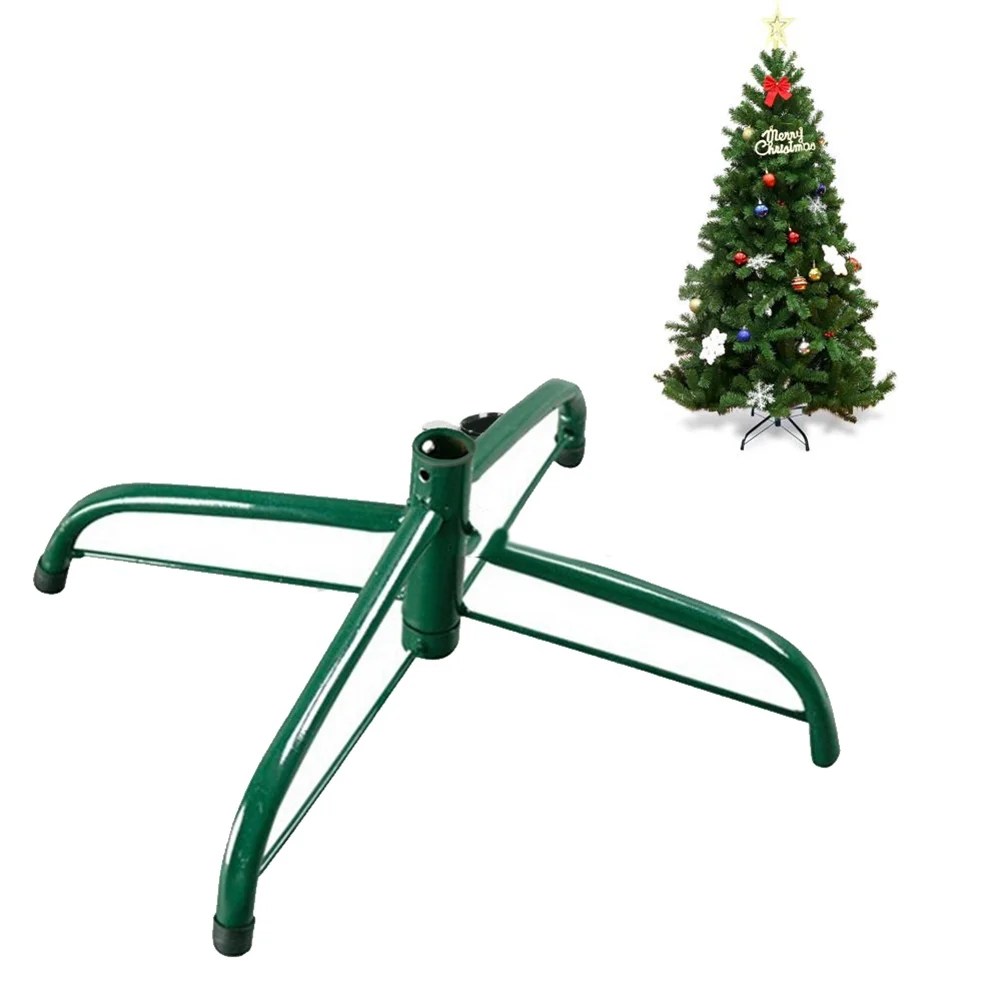 Flmtop 3050cm Artificial Christmas Tree Stand Base Metal Pole Holder