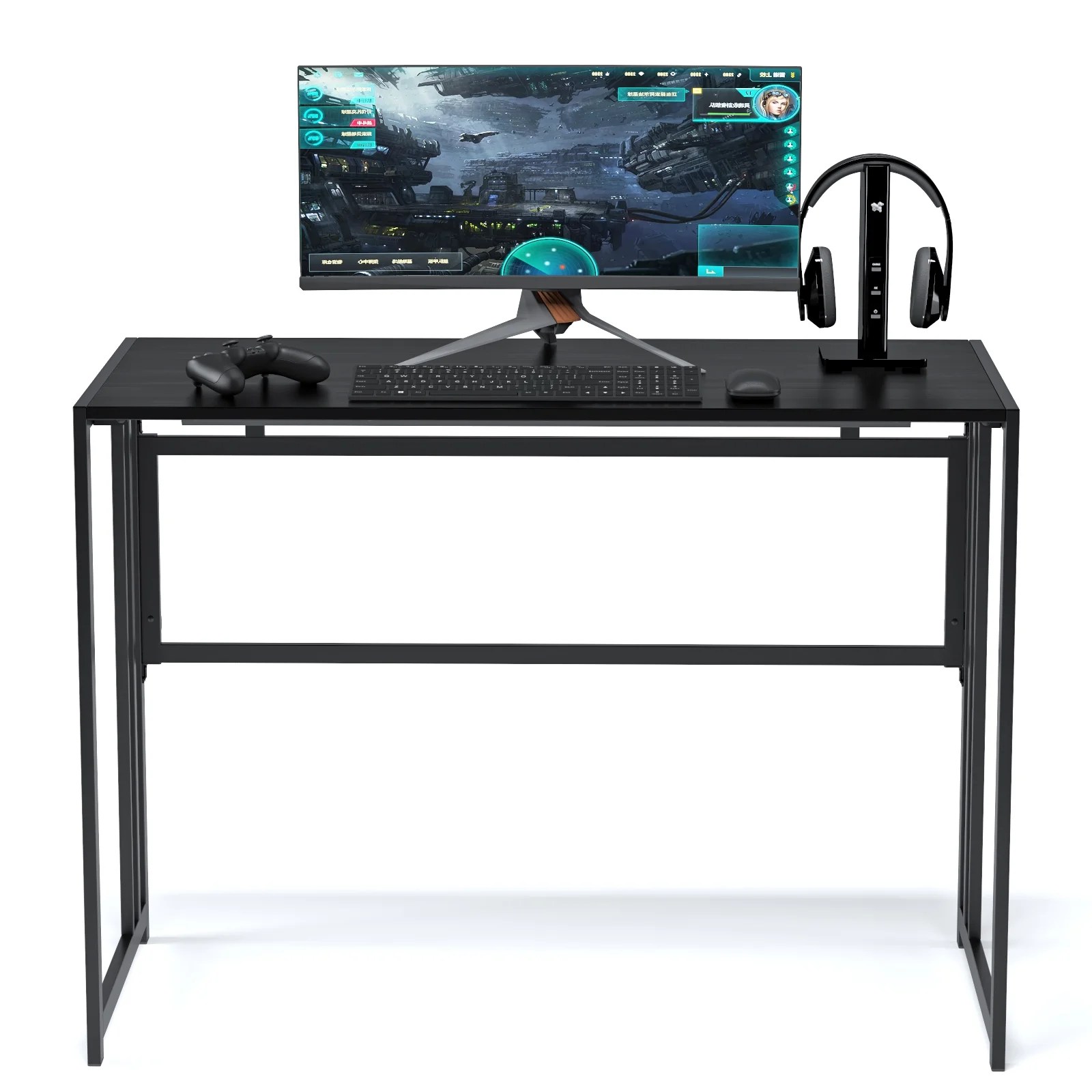 Goldwing Folding Desk Writing Computer Desk for Home Office, Corner