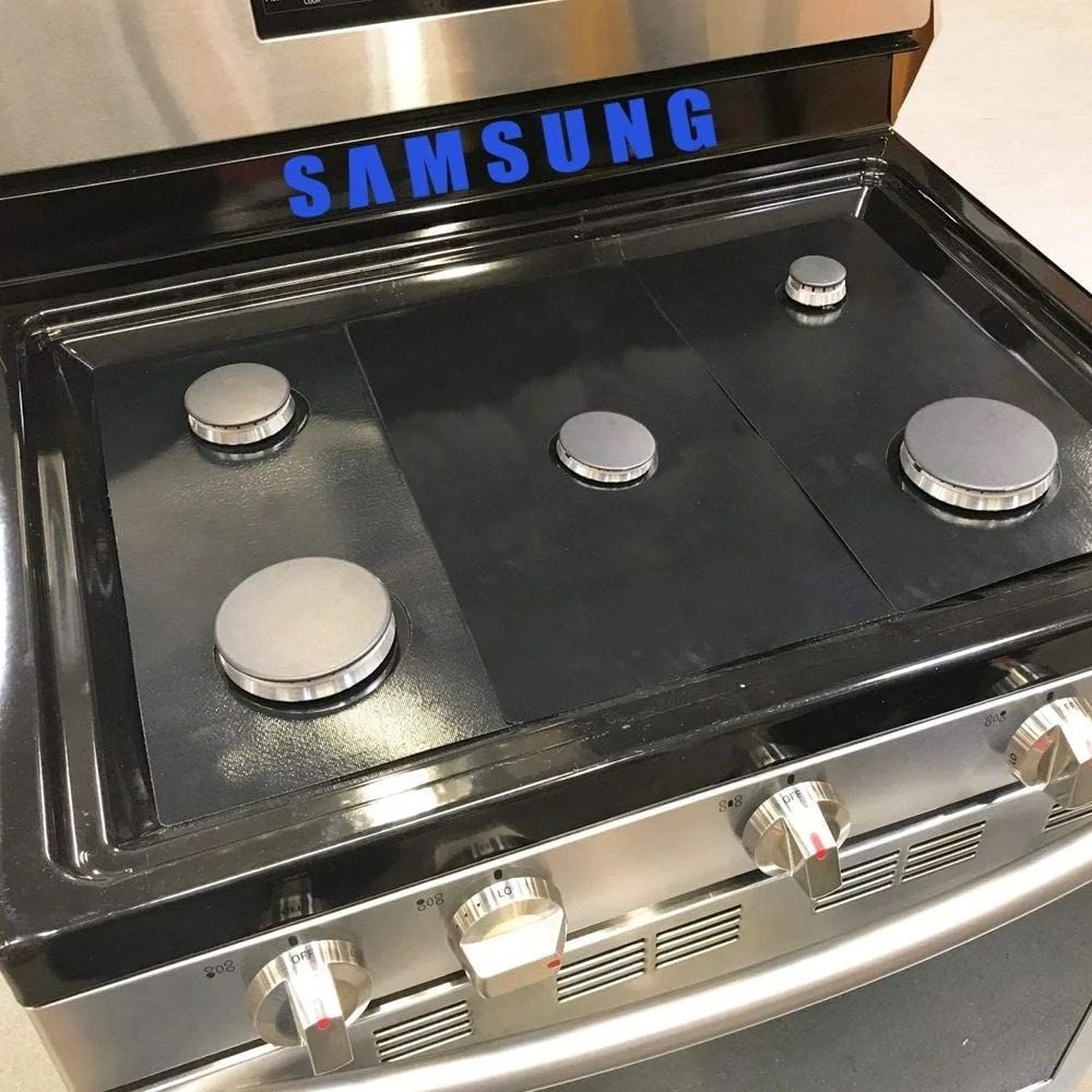 Stove Protector Liners Compatible with Samsung Stoves, Samsung Gas