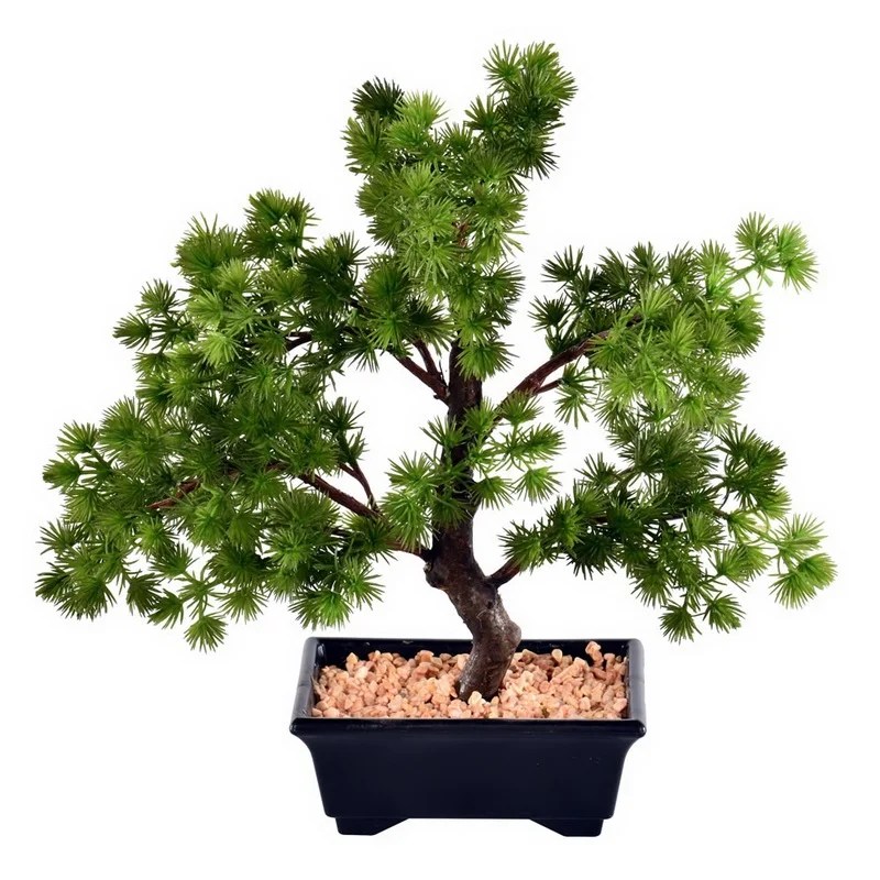 Vickerman 588741 12" Potted Pine Bonsai Tree (TA192012) Unlit Bonsai