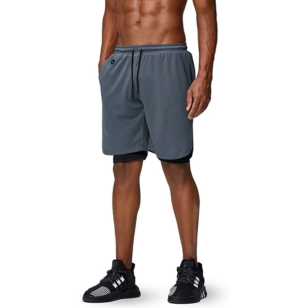 TOP LEGGING Mens Athletic Basketball Shorts Active Workout Big and Tall