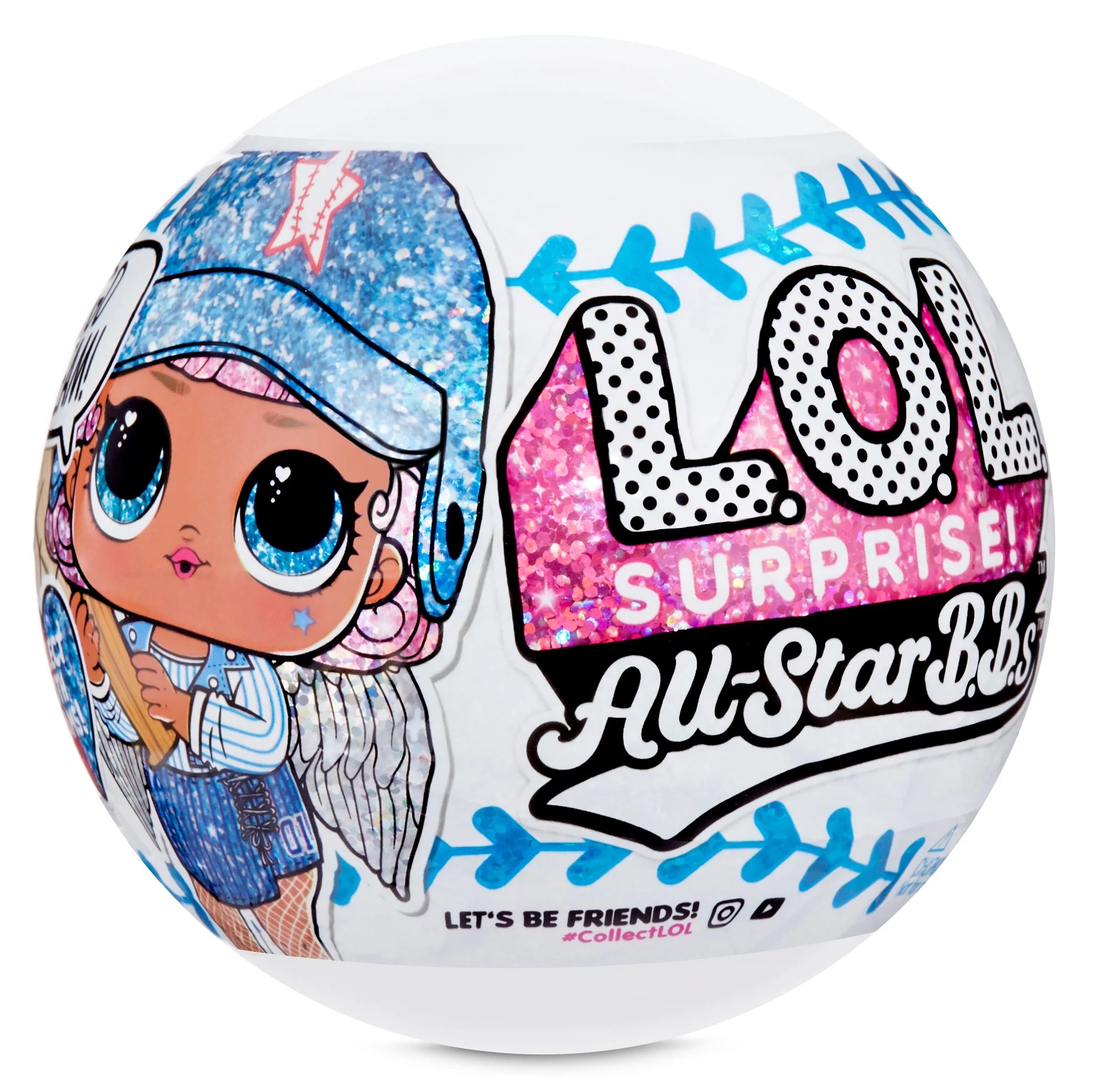 LOL Surprise AllStar BBs Sports Series 1 Baseball Dolls with 8