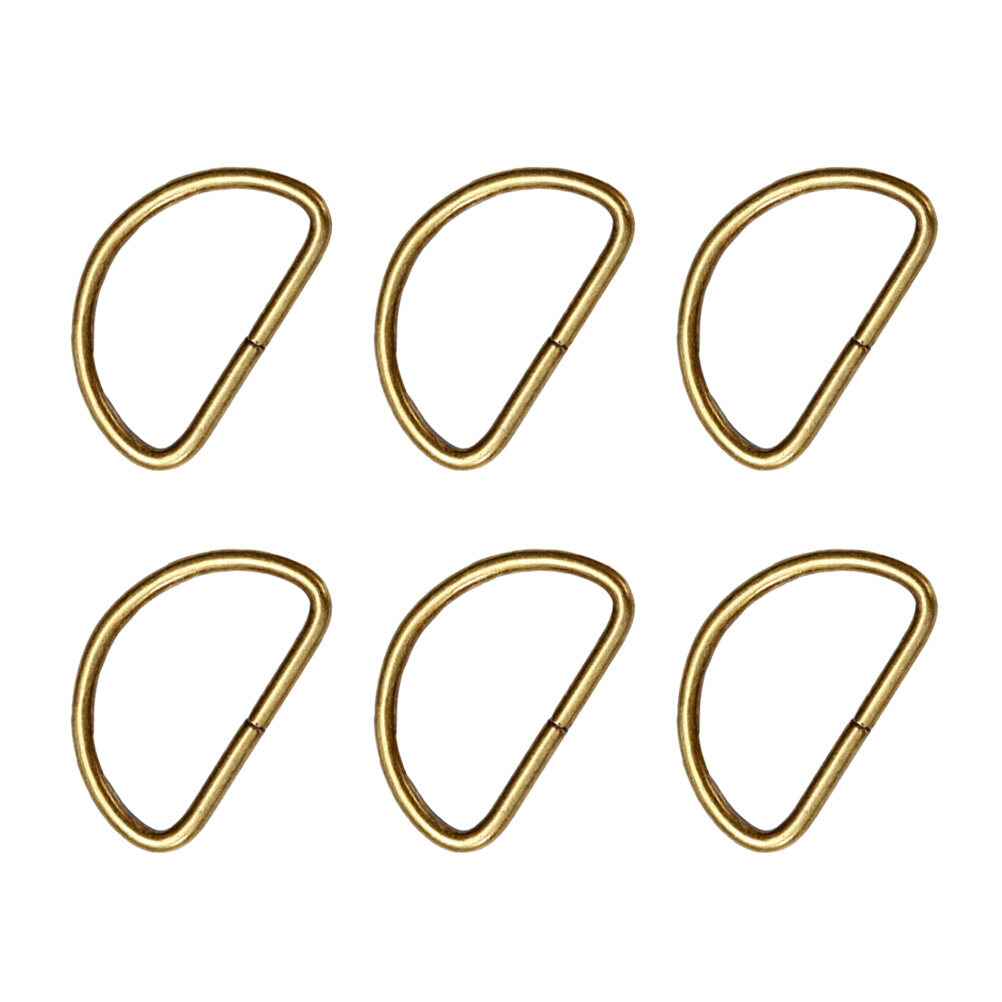 D ring 20PCS Metal Shoulder Strap D Ring Multipurpose Bag bing Ring