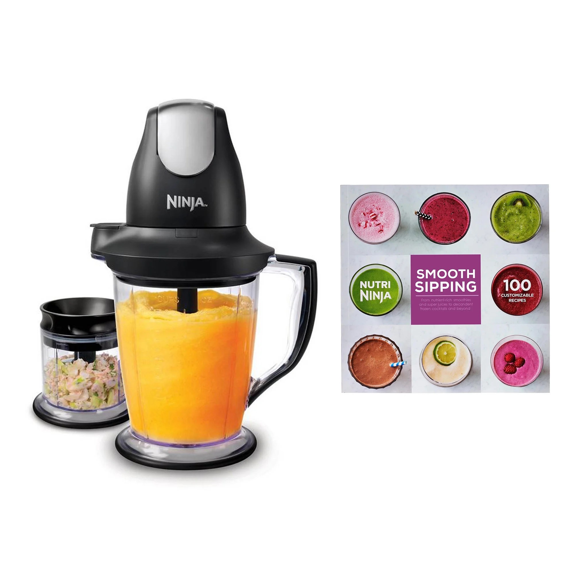 Ninja QB1000 Master Prep 450 Watt Pulse Ice Crusher Blender & 100