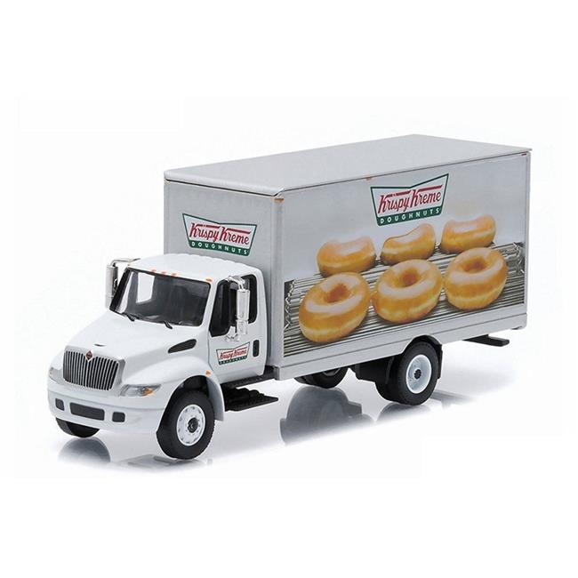1 by 16 HD Truck International Durastar Box Van Krispy Kreme Delivery