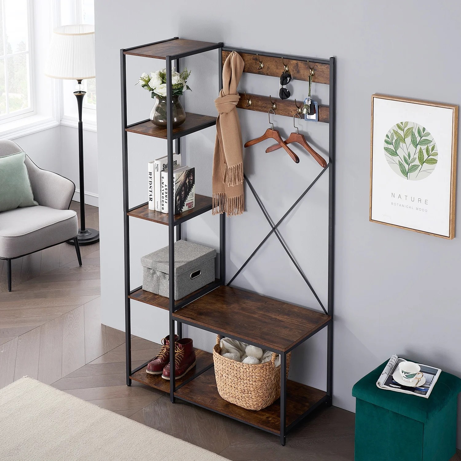 Kmart Entryway Storage Unit With Bench, Buy Now, Clearance, 54 OFF