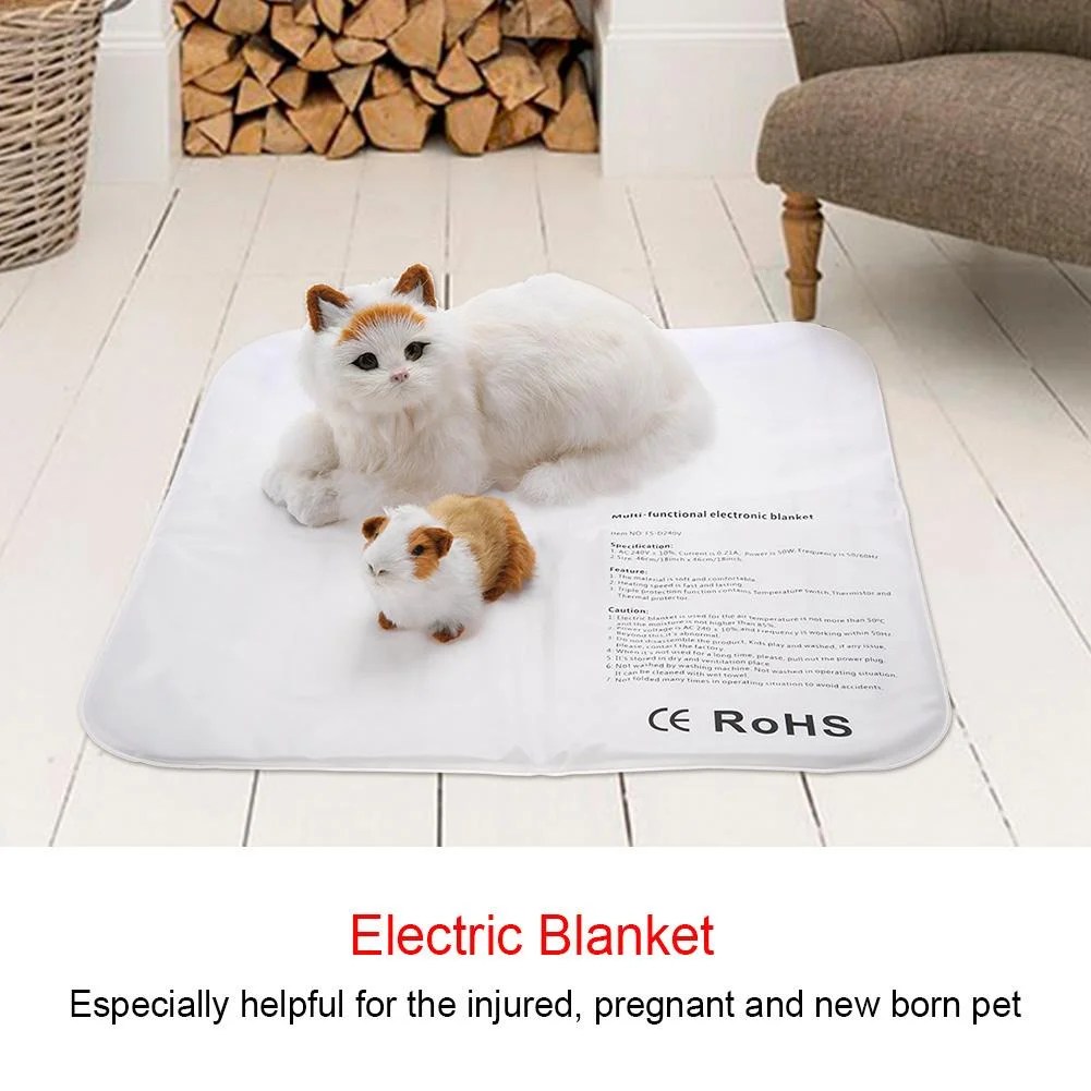 Kritne Waterproof Scratch Resistant Warm Heat Electric Blanket for Pet