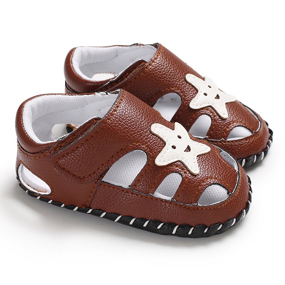 C524 Casual 01 Years PU Leather Baby Girls Boys Spring Fashion Shoes