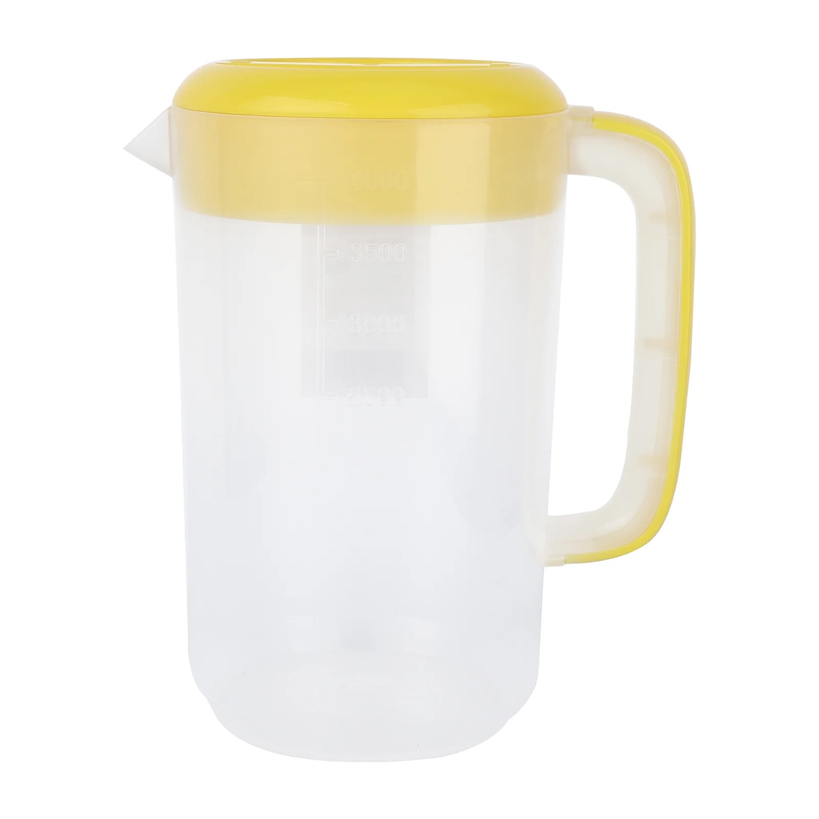 1 Pc 4000ml Plastic Large Capacity Juice Cold Water Container Pitcher
