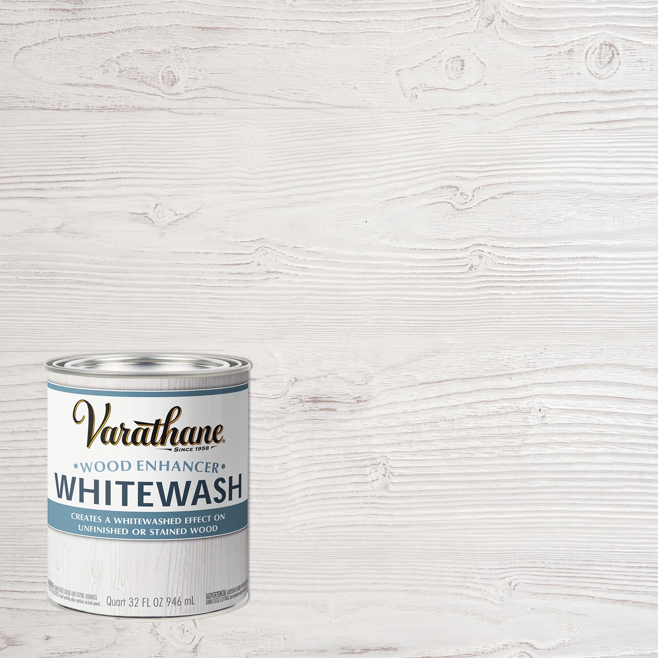 White Wash, Varathane Wood Enhancer358553, Quart