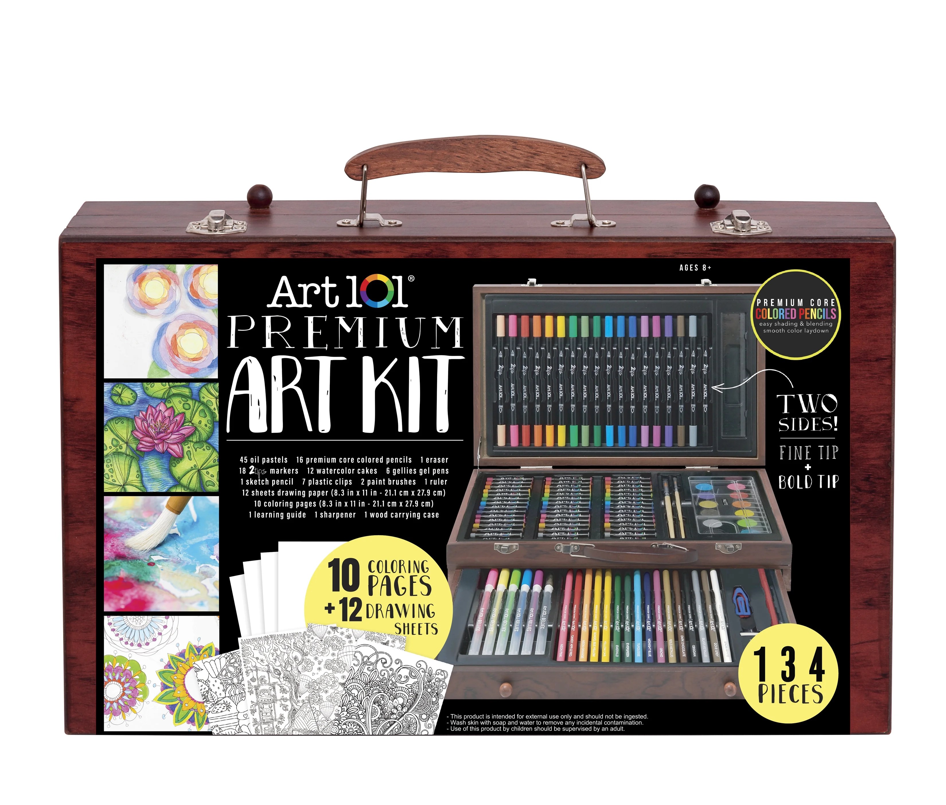 Art 101 134piece Wood Art Set