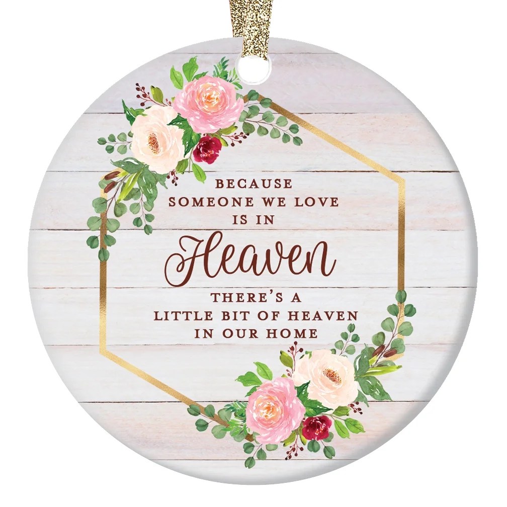 The set includes a charcoal face wash, a lightweight. Loved One in Heaven Ornament Spiritual Christmas ...