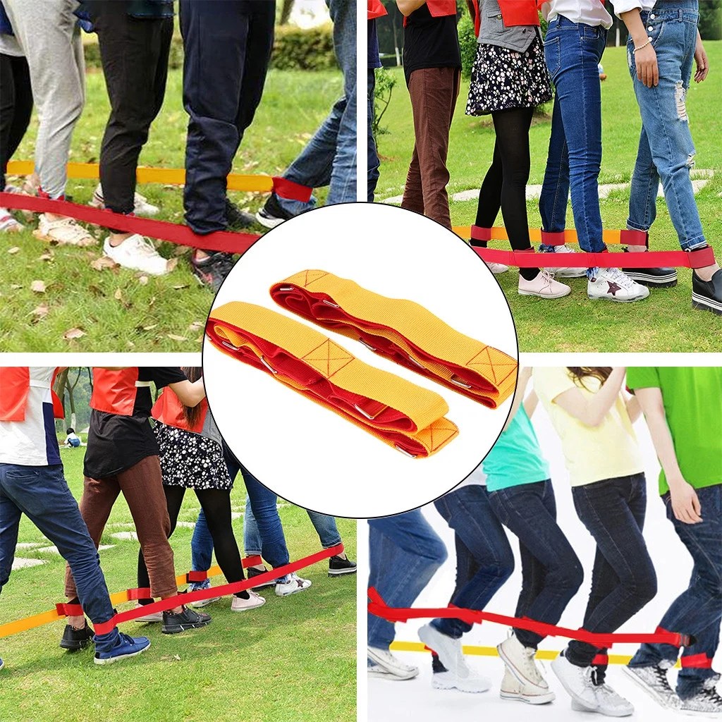 5 Legged Race Bands Outdoor Game for Kids Adults Birthday Team Party 5 Legged Race Bands Outdoor Game for Kids Adults Birthday Team Party
