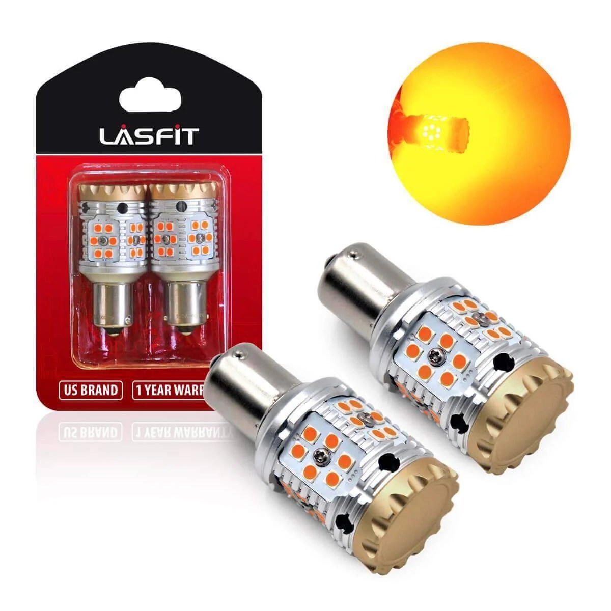Lasfit 1156 P21W 7506 LED Bulbs for Turn Signal Light Blinker Bulbs