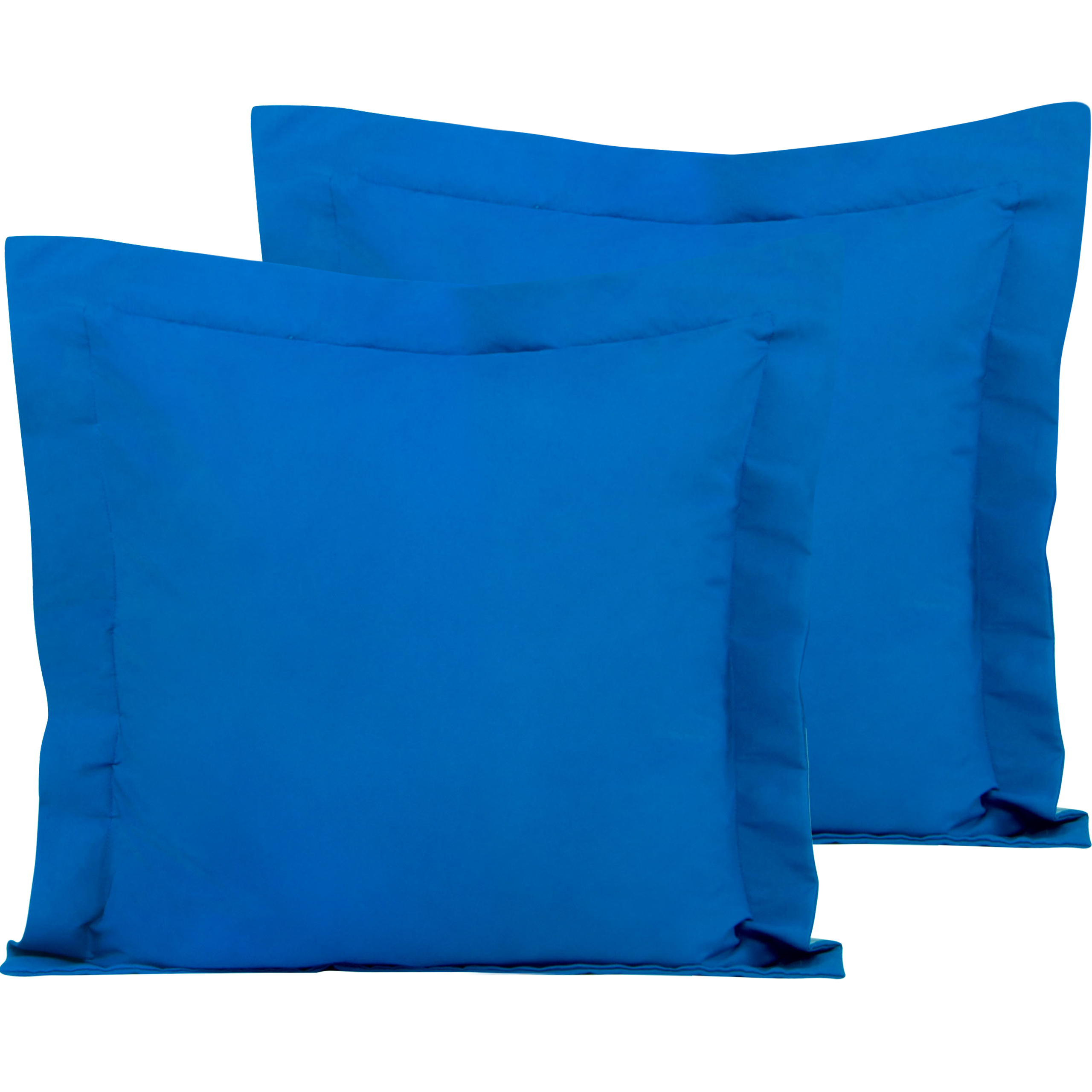 FLXXIE 2 Pack Microfiber Euro Pillow Shams, Ultra Soft European Throw
