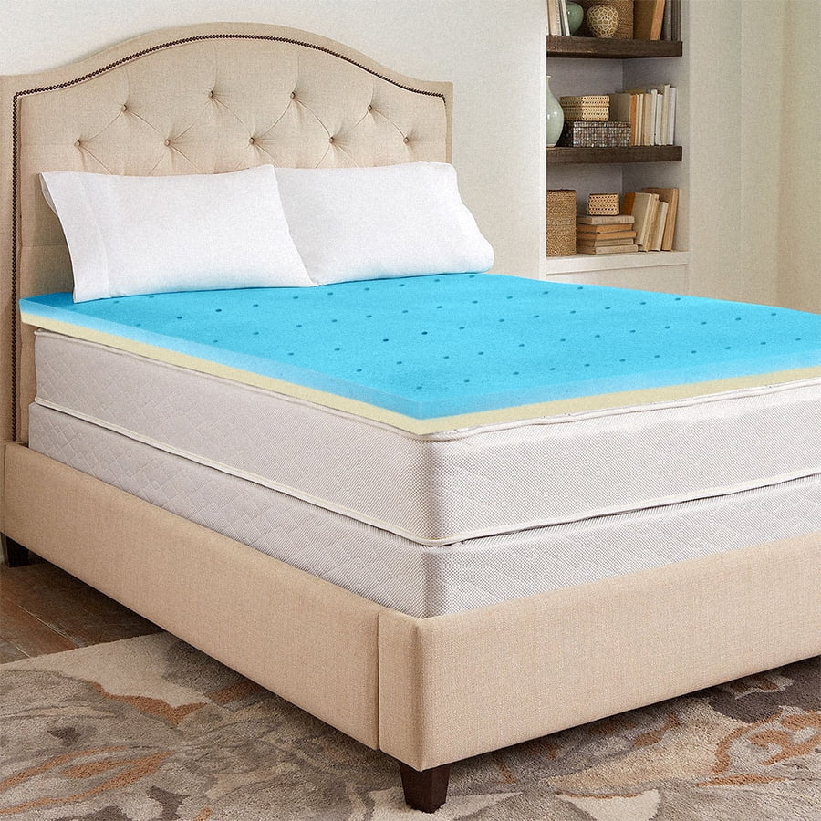 Continental Sleep, High Density Foam Mattress Topper , Twin Walmart