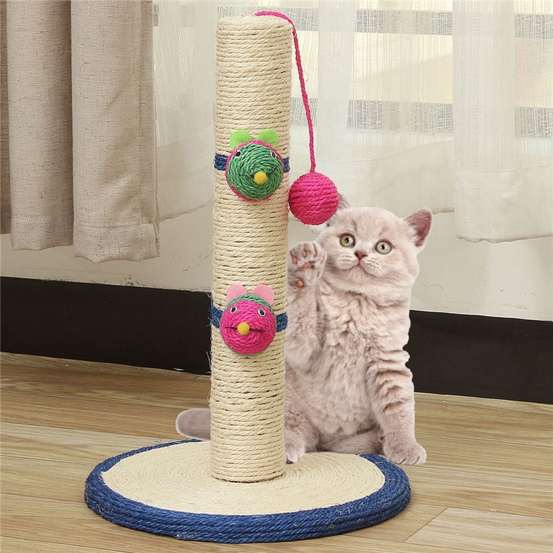 Cat Scratch Post Cats Kittens Plush Sisal Scratch Pole Cat Scratcher