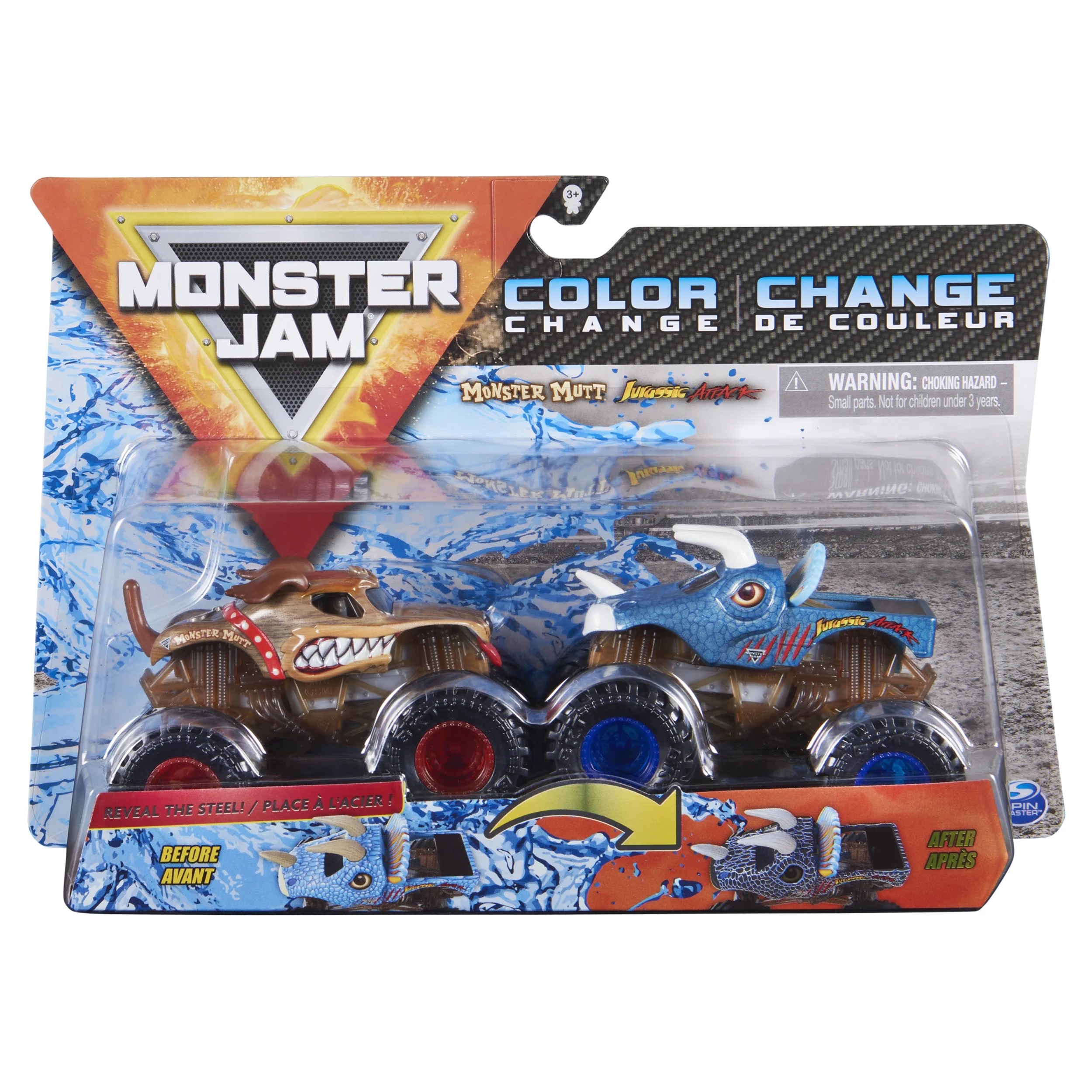 Monster Jam, Official Monster Mutt Vs. Jurassic Attack ColorChanging
