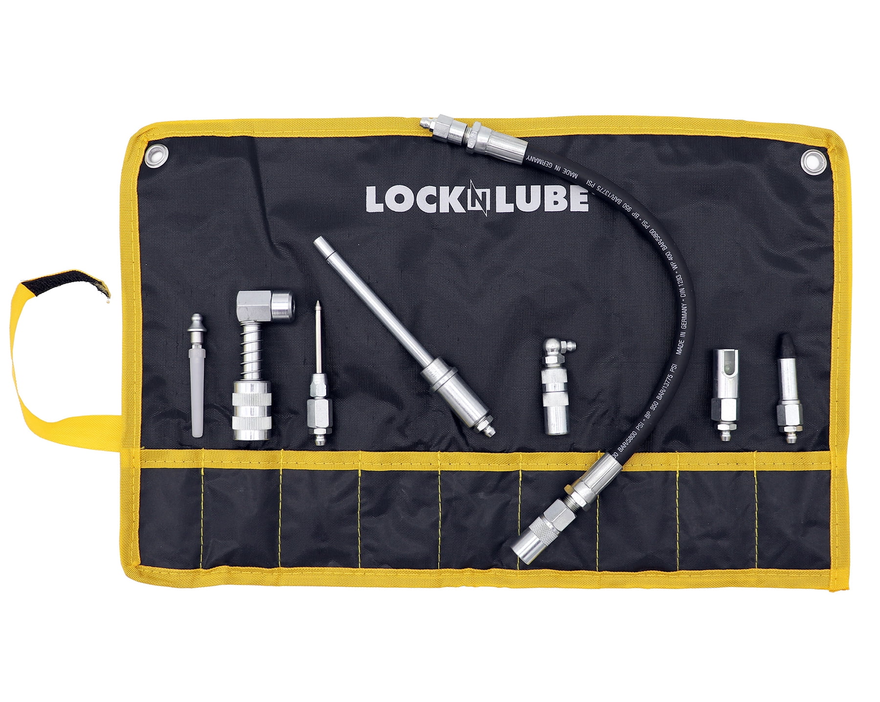 LockNLube 8Piece Quick Connect Greasing Accessory Kit