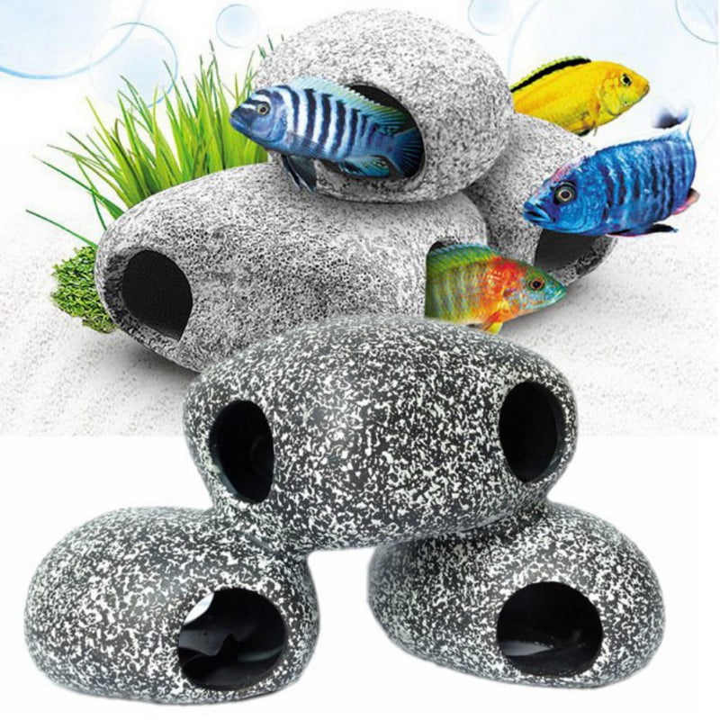 Cichlid Stone Decoration Large Aquarium Rock Fish Tank Hideaway