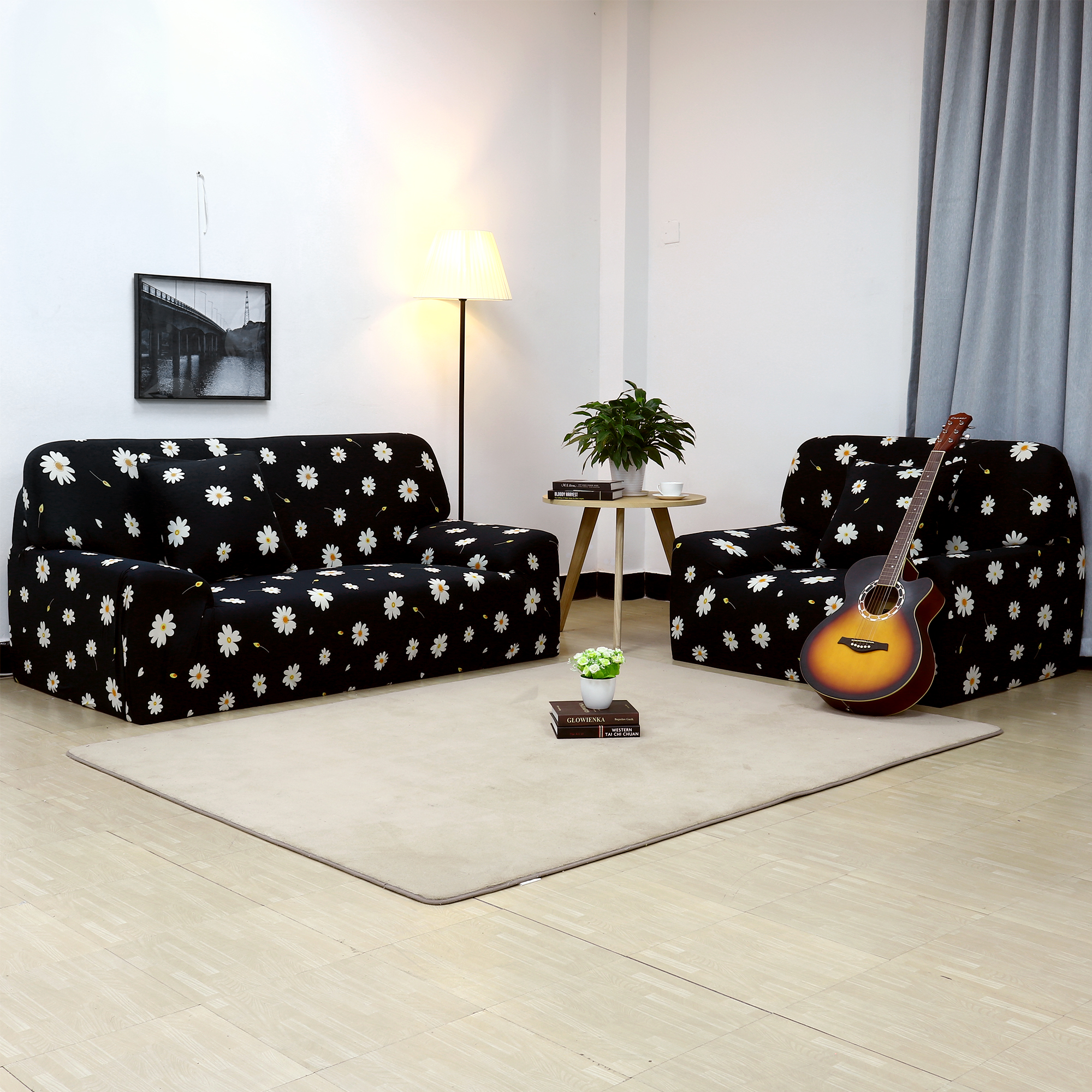 Piccocasa Home Stretch Sofa Cover Loveseat Couch Slipcovers 6 (76 x 90
