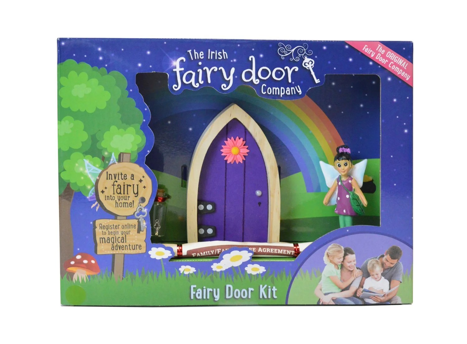 The Irish Fairy Door company Kit Purple