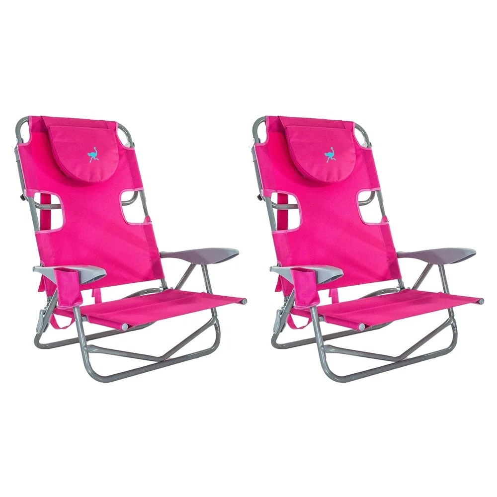 Ostrich OnYourBack Outdoor 5 Position Reclining Beach Ostrich OnYourBack Outdoor 5 Position Reclining Beach