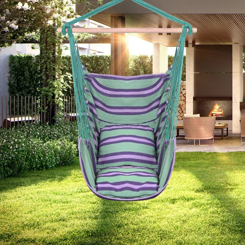 Ktaxon Deluxe Hanging Rope Chair Outdoor Porch Swing Yard Ktaxon Deluxe Hanging Rope Chair Outdoor Porch Swing Yard