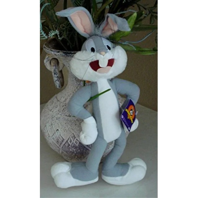 bugs bunny looney tunes soft plush with bendable ears 15 inches