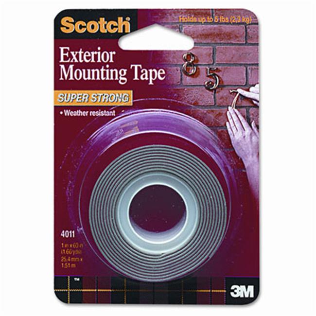3M 4011 Exterior WeatherResistant DoubleSided Tape 1 x 3M 4011 Exterior WeatherResistant DoubleSided Tape 1 x