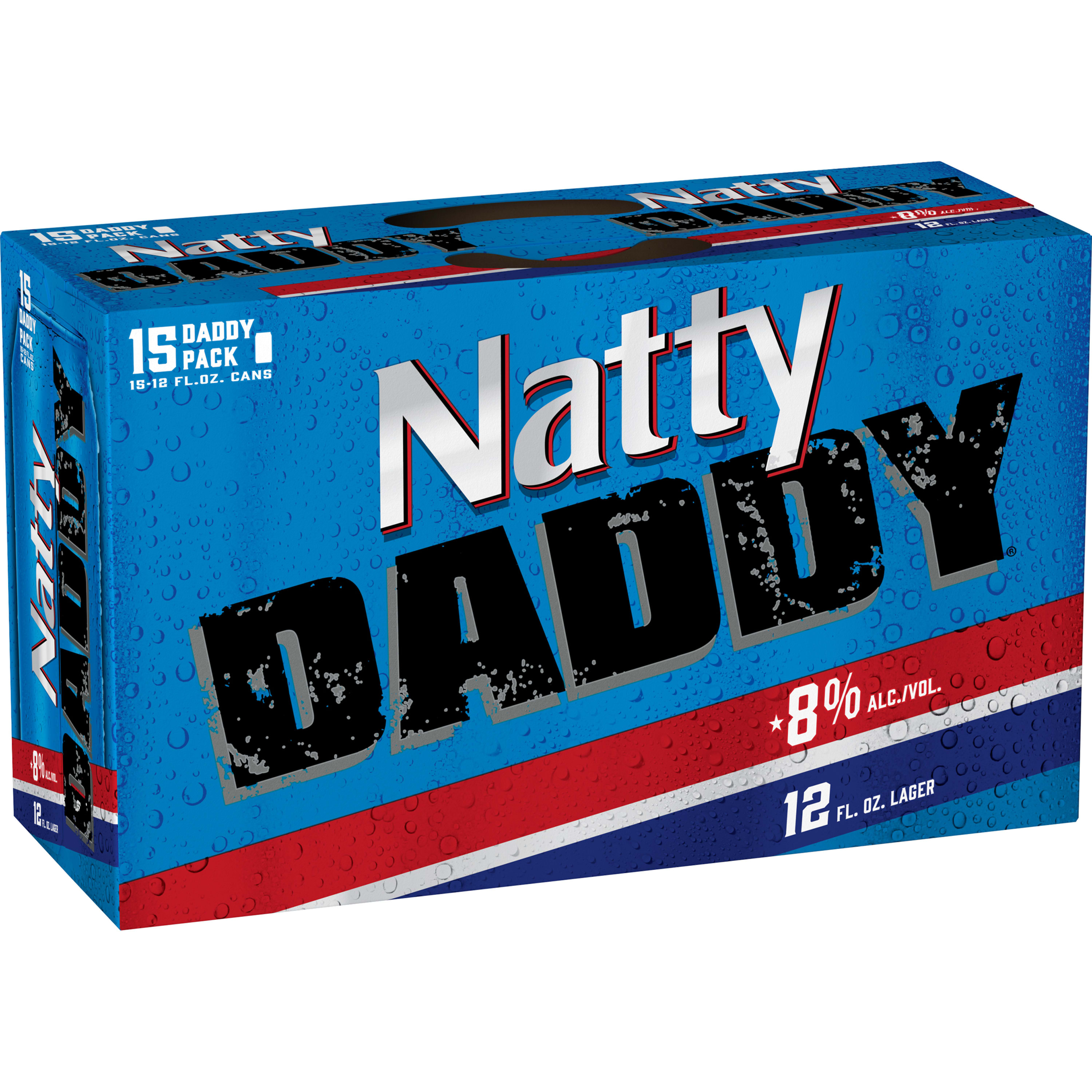 Natty Daddy Beer, 15 Pack 12 fl. oz. Cans, 8 ABV
