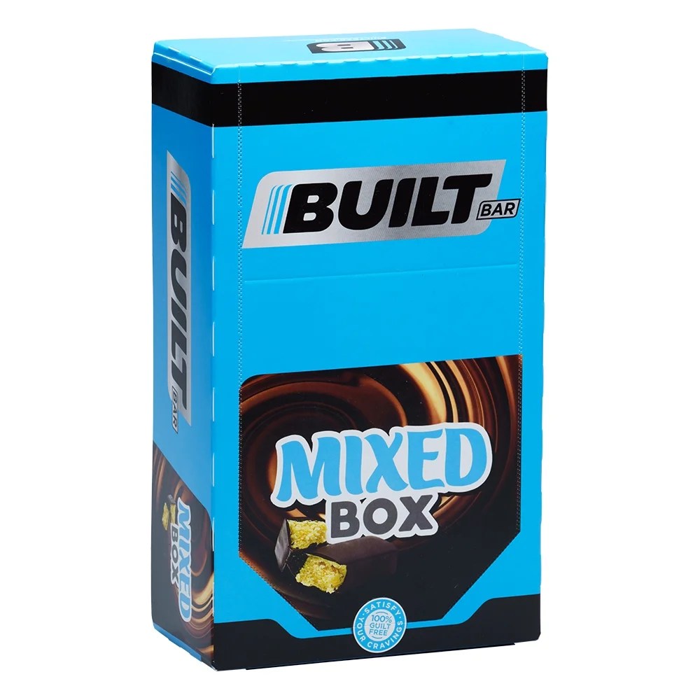 Built Bar 18 Pack Protein and Energy Bars 100 Real Chocolate High