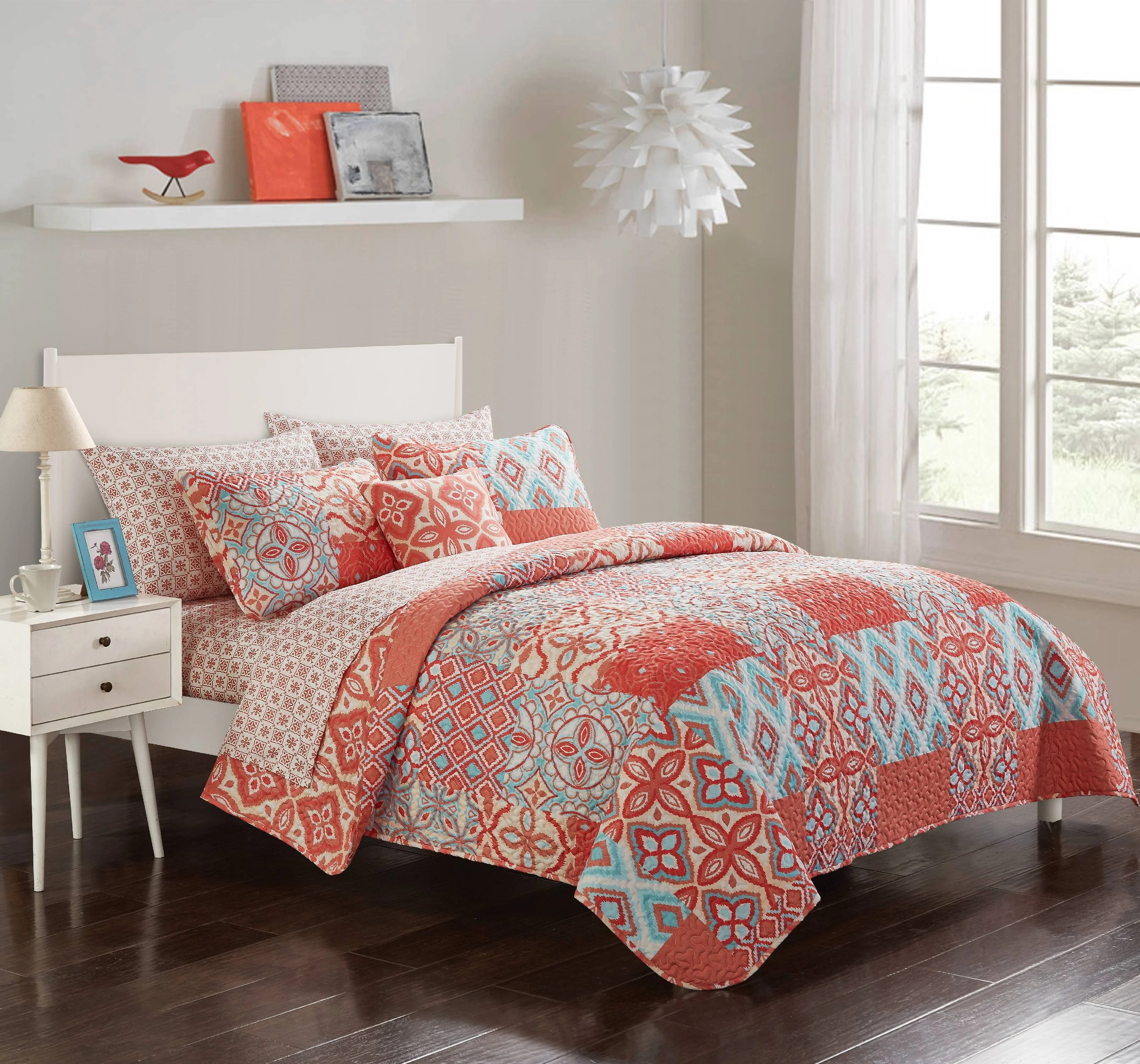 Mainstays Isadora Quilt In A Bag, TwinXL