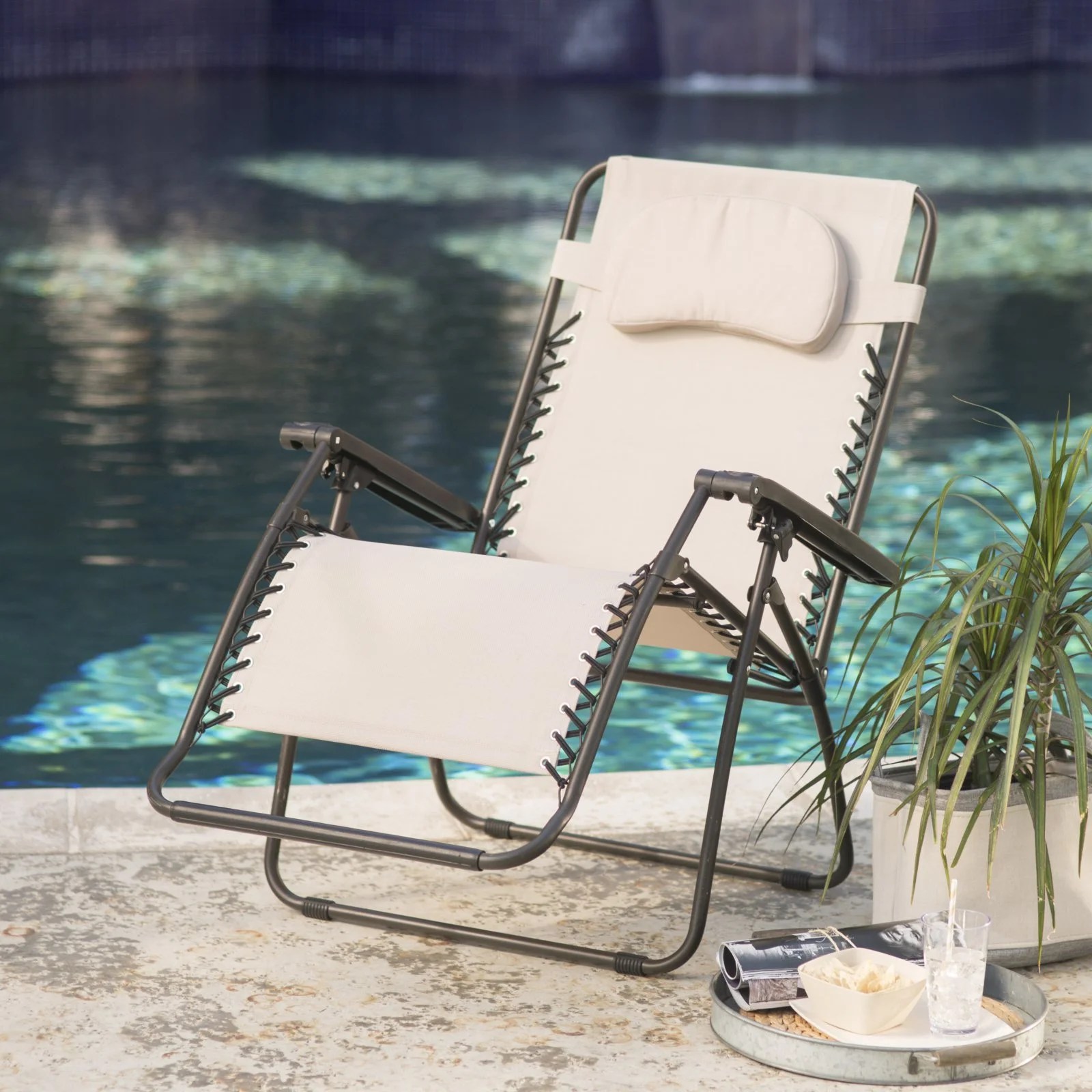Caravan Sports Oversized Zero Gravity Recliner Toffee