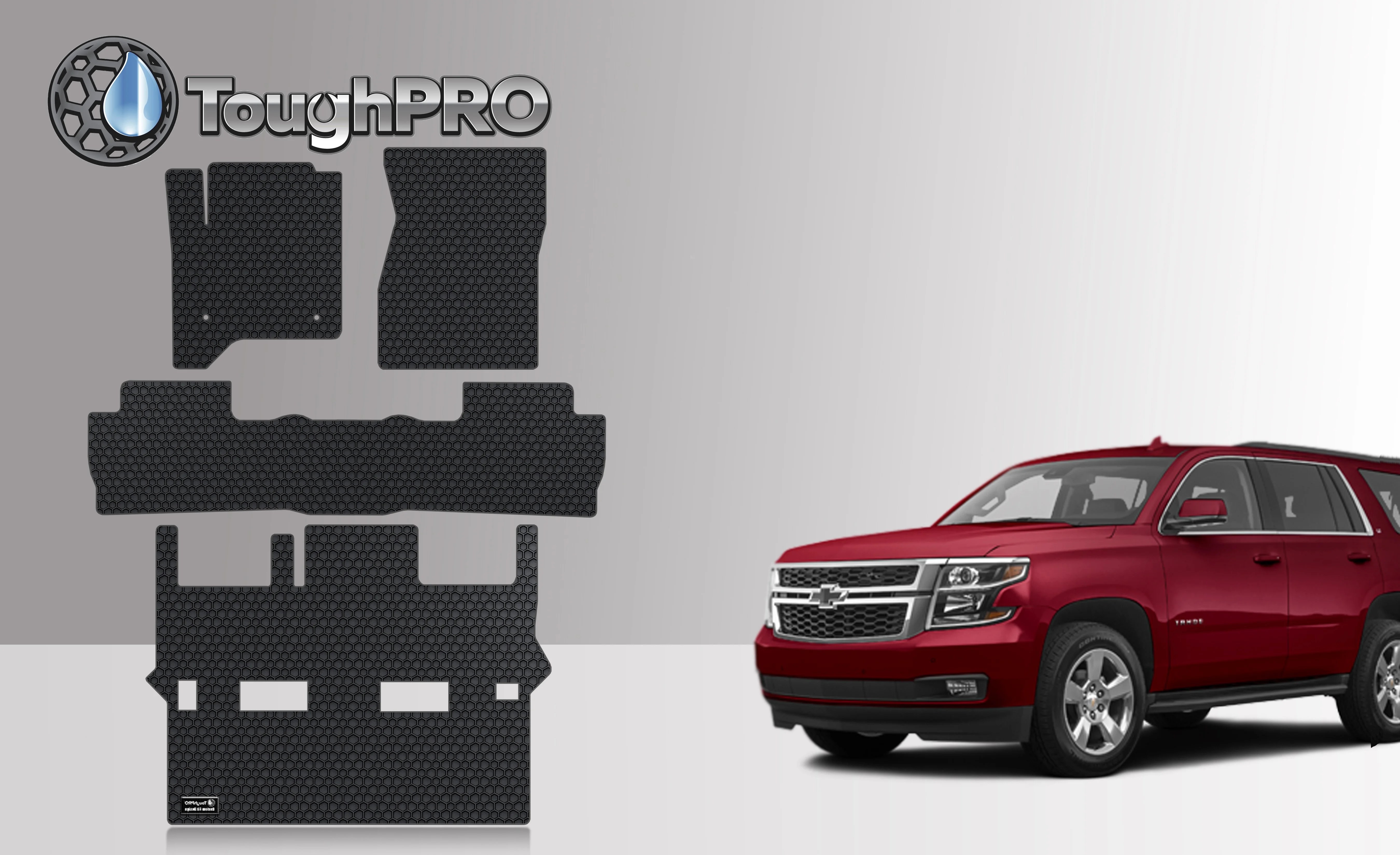 ToughPRO Floor Mat Accessories Front Row 2nd Row 3rd Row Compatible