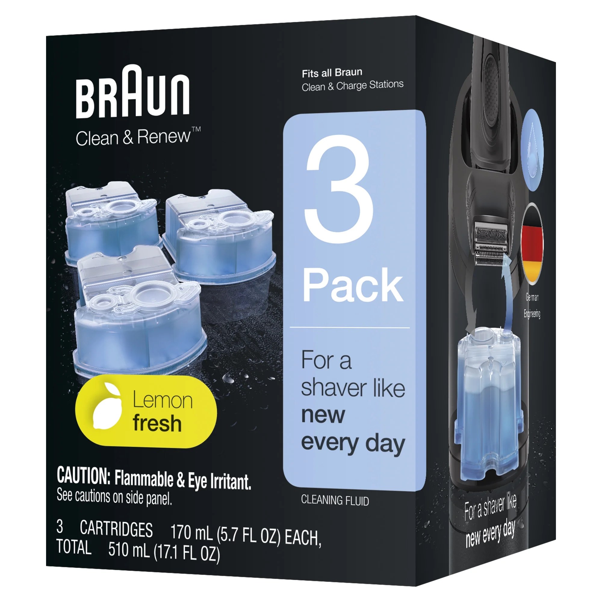 Braun Clean & Renew Refill Cartridges CCR 3 pack