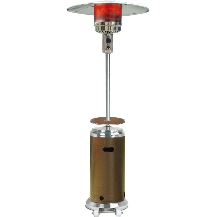 Hanover Outdoor 7Ft. 48,000 BTU Steel Umbrella Propane Patio Heater